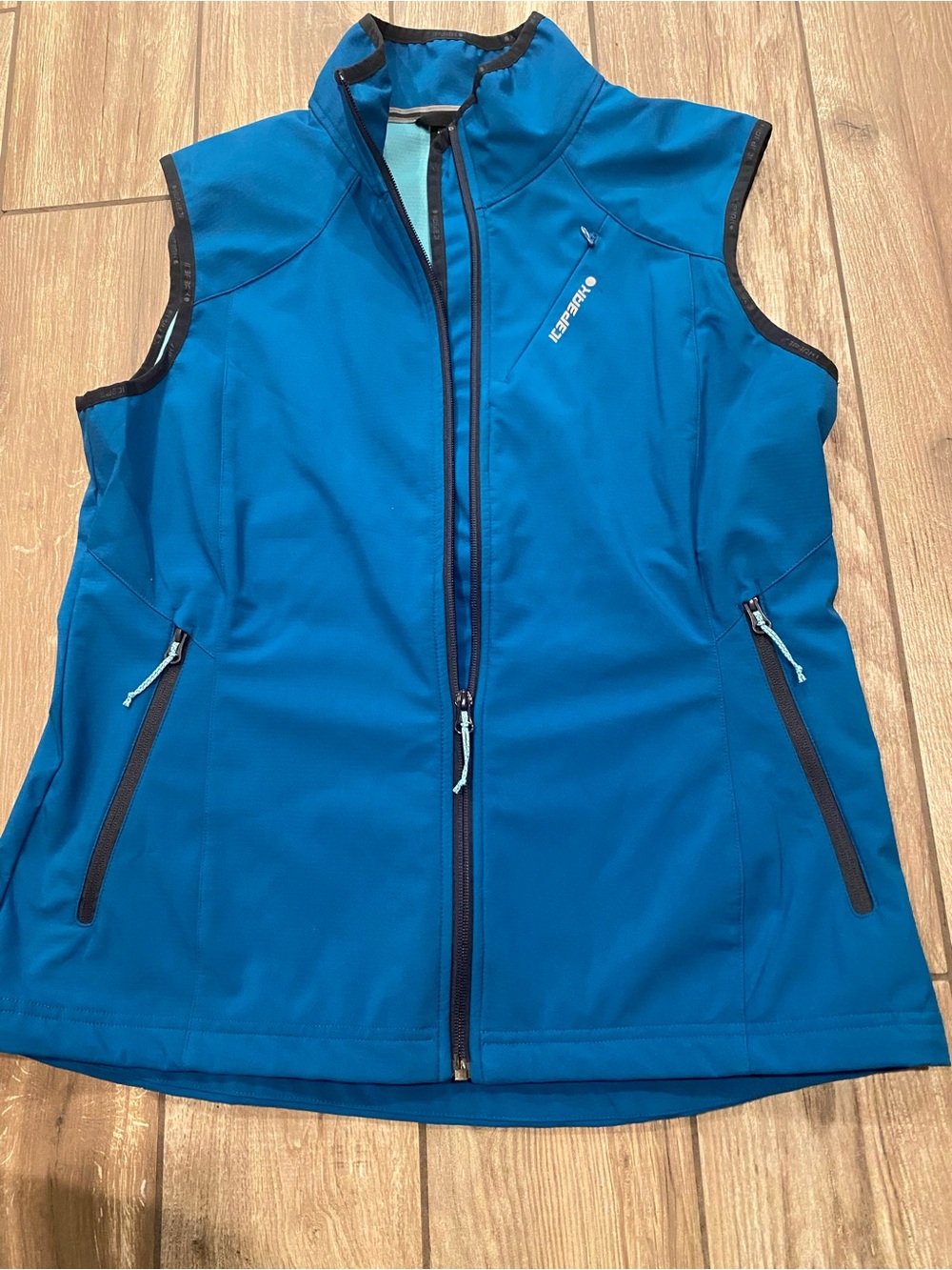 IcePeak Teal-Blue Softshell Running Vest